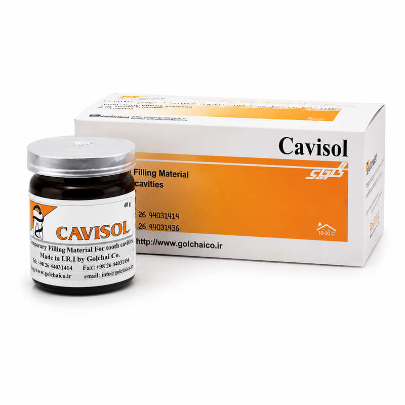 خمیر پانسمان موقت کاویزول 40 گرمی | Cavisol Temporary Filling Material