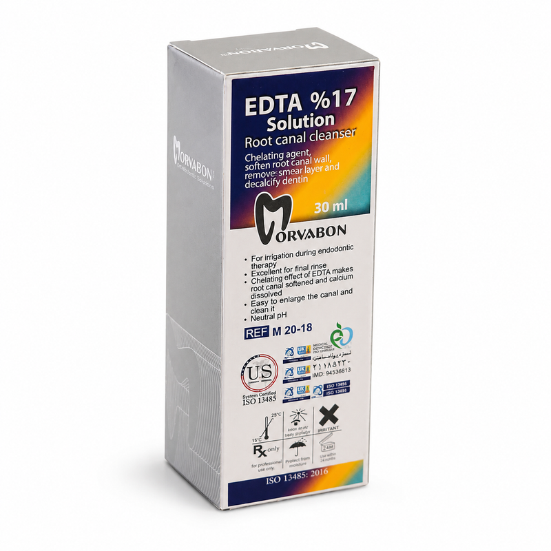 محلول ۱۷٪ EDTA مروابن (Morvabon) – محلول شستشوی کانال ریشه 30ml