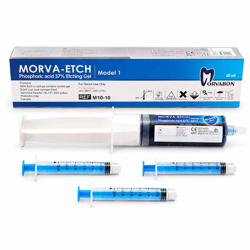 ژل اسید فسفریک ۳۷٪ جامبو مروابن (Morva Etch) – سرنگ ۵۰ میلی‌لیتری
