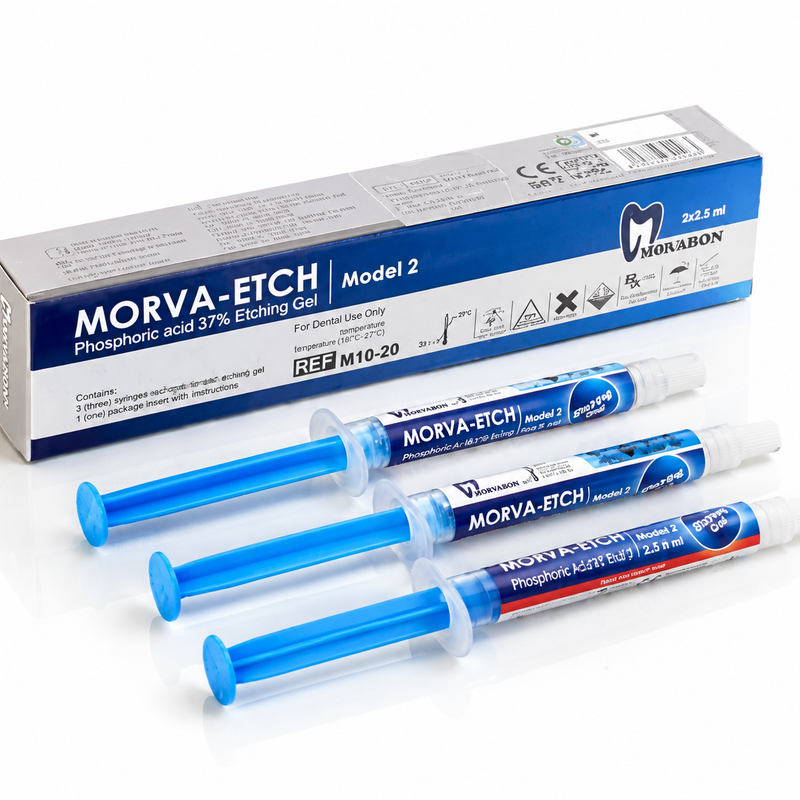 ژل اسید فسفریک ۳۷٪ مروابن (Morva Etch) – تک سرنگ ۳ میلی‌لیتری