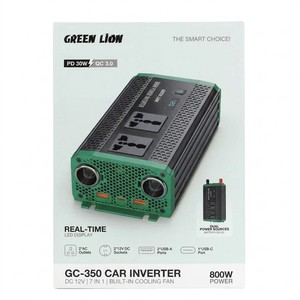 اینورتر خودرو گرین لاین مدل Green Lion GC-350 