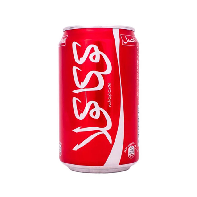 نوشابه قوطی کوکاکولا 330 میلی لیتری در بسته بندی 24 عددی