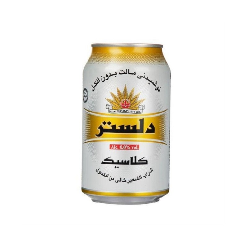 ماءالشعیر قوطی بهنوش مالت 330 میلی لیتری در بسته بندی 24 عددی