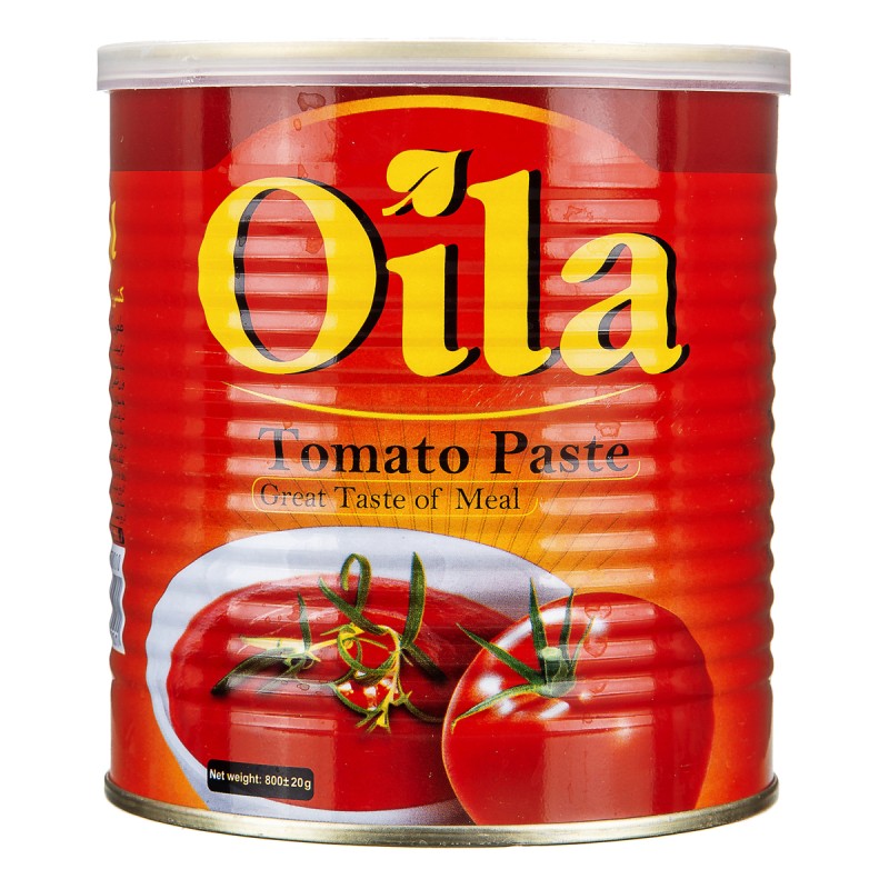 رب گوجه فرنگی اویلا 800 گرمی در بسته بندی 12 عددی