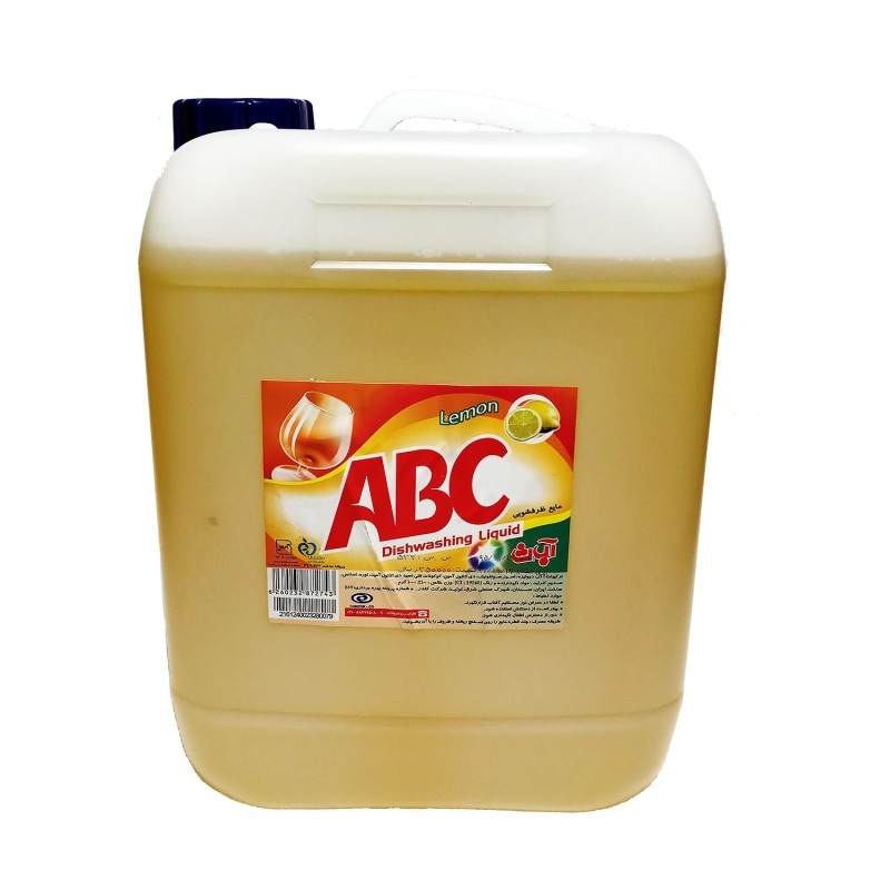 مایع ظرفشویی لیمو  آ ب ث گالن 10 لیتری در بسته بندی یک عددی