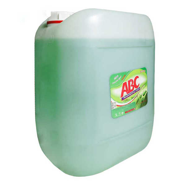 مایع دستشویی سبز  آ ب ث گالن 20 لیتری در بسته بندی یک عددی