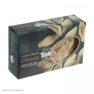 ماکارونی جامبو شلز  تک ماکارون 500 گرمی در بسته بندی 8 عددی