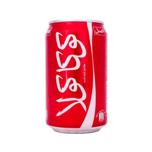 نوشابه قوطی کوکاکولا 330 میلی لیتری در بسته بندی 24 عددی