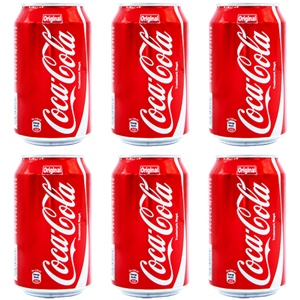 نوشابه قوطی کوکاکولا 330 میلی لیتری در بسته بندی 24 عددی
