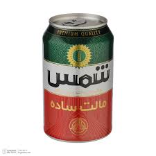 ماءالشعیر قوطی شمس مالت 330 میلی لیتری در بسته بندی 24 عددی