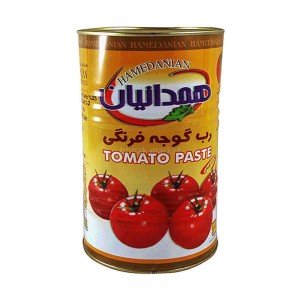 رب گوجه فرنگی همدانیان 4.5 کیلوگرمی در بسته بندی 4 عددی