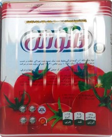 رب گوجه فرنگی  گلنوش 17 کیلوگرمی در بسته بندی حلبی