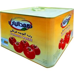 رب گوجه فرنگی همدانیان 8.5 کیلوگرمی در بسته بندی  حلبی