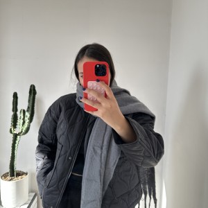 بیگ اسکارف طوسی تیره/Big Scarf