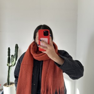 بیگ اسکارف آجری/Big Scarf