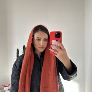 بیگ اسکارف آجری/Big Scarf