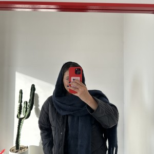 بیگ اسکارف سرمه ای/Big Scarf