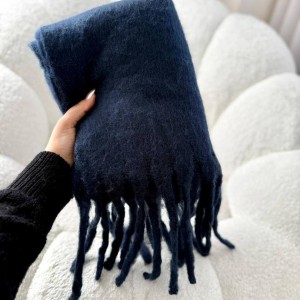 بیگ اسکارف سرمه ای/Big Scarf