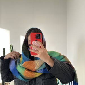 بیگ اسکارف چهارخانه اقیانوس آرام /Big Scarf