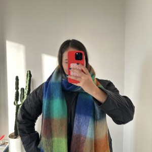 بیگ اسکارف چهارخانه اقیانوس آرام /Big Scarf