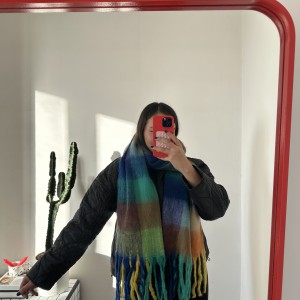 بیگ اسکارف چهارخانه اقیانوس آرام /Big Scarf