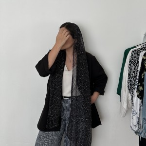 اسکارف رها رنگ مشکی/ scarf