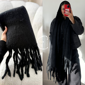 بیگ اسکارف زغالی (مشکی) /Big Scarf