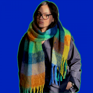 بیگ اسکارف چهارخانه اقیانوس آرام /Big Scarf