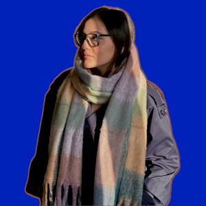 بیگ اسکارف چهارخانه مدل خرمن /Big Scarf