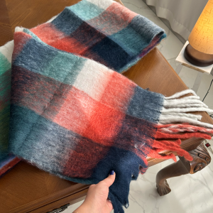 بیگ اسکارف چهارخانه مدل &quot; آغازیان&quot;  /Big Scarf