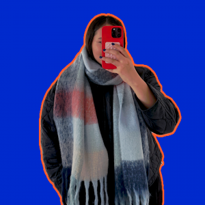 بیگ اسکارف چهارخانه مدل کریسمس /Big Scarf