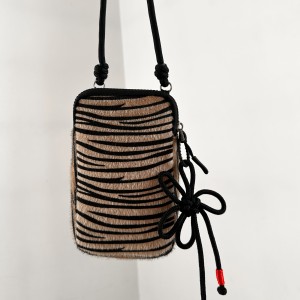 فون بگ  زبرا قهوه ای/ Phone bag