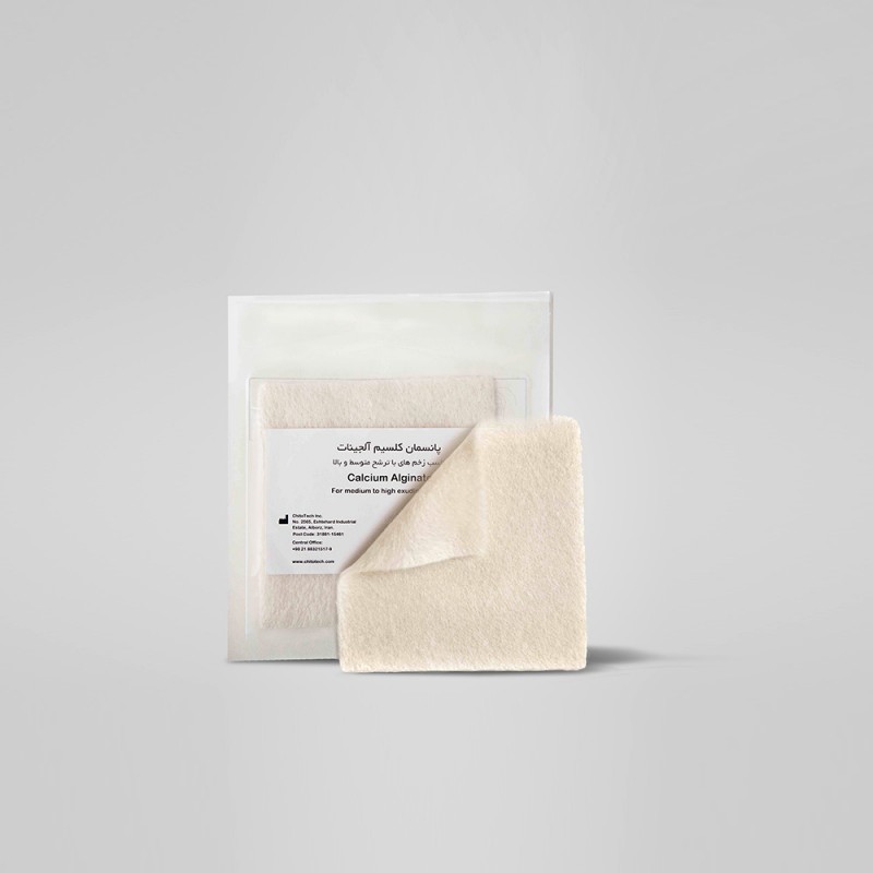 پانسمان کلسیم آلجینات جذب بالا مناسب زخم عمیق و دیابتی | hiboomboom