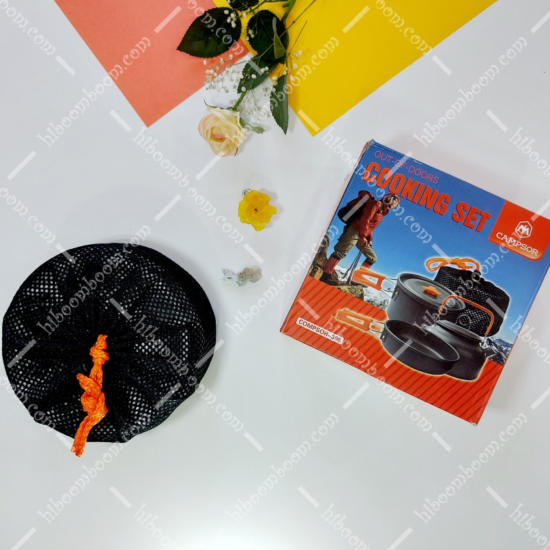 ست ظروف سفری سه تکه کمپسور مدل CAMPSOR-303 اورجینال