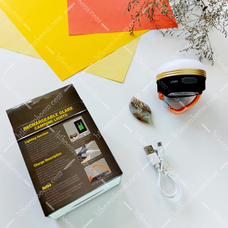 چراغ چادر شارژی پاور بانک دار