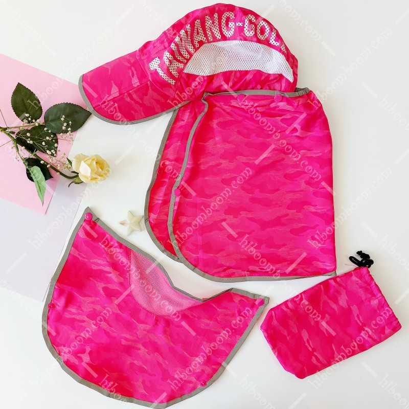 کلاه سه تکه آفتابی نقاب دار