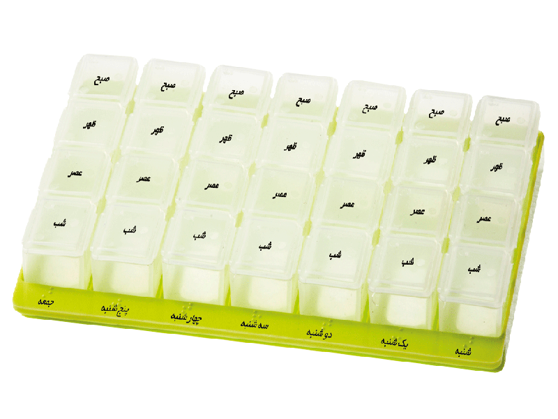 تقویم دارویی روزانه هفتگی اف تی ای کو