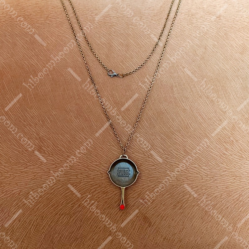 گردنبند برنزی طرح ماهیتابه راپونزل