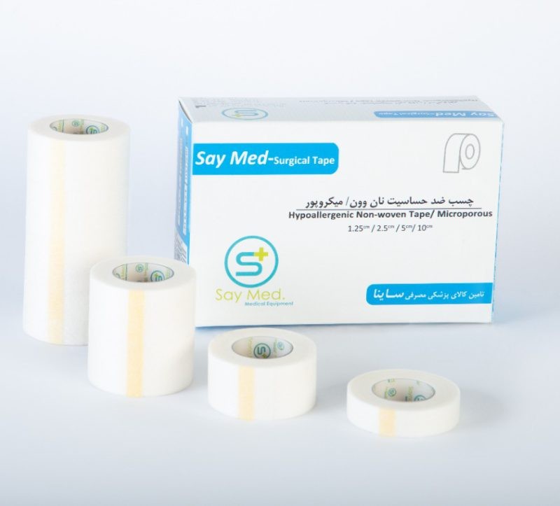 چسب ضد حساسیت کاغذی عرض 2/5 سانتی متر