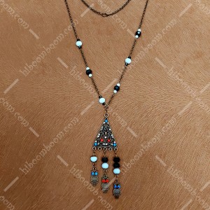 گردنبند برنزی طرح جغد شب