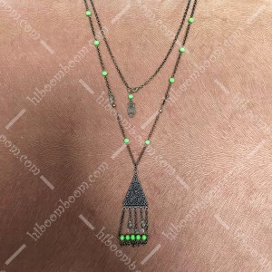 گردنبند برنزی طرح جغد