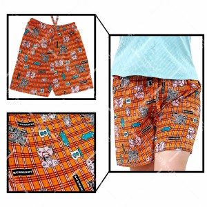 شلوارک راحتی نخی زنانه تایلندی طرح 6