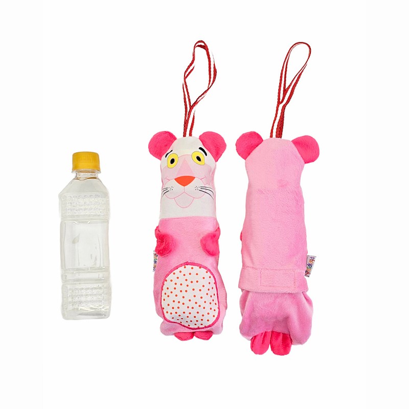 بطری صدا دار پلنگ صورتی  کد 2157