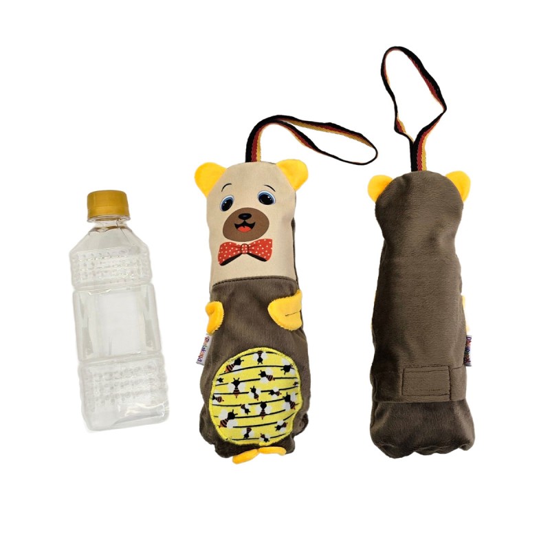 بطری صدا دار خرس قهوه ای  کد 2657