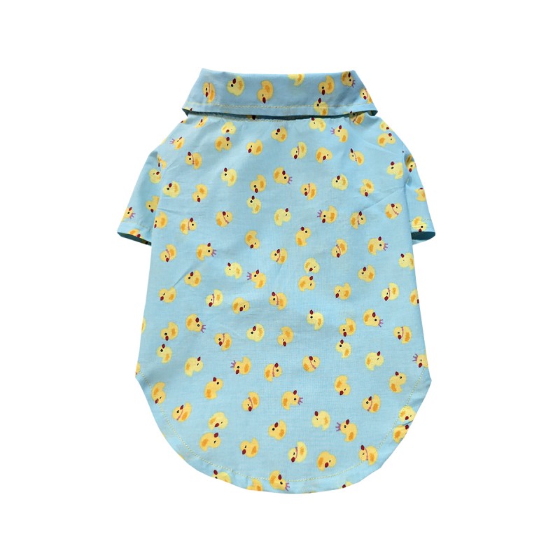 پیراهن نخی پسرانه سگ – لباس سبک و تنفس‌پذیر برای فصل‌های گرم کد R0023