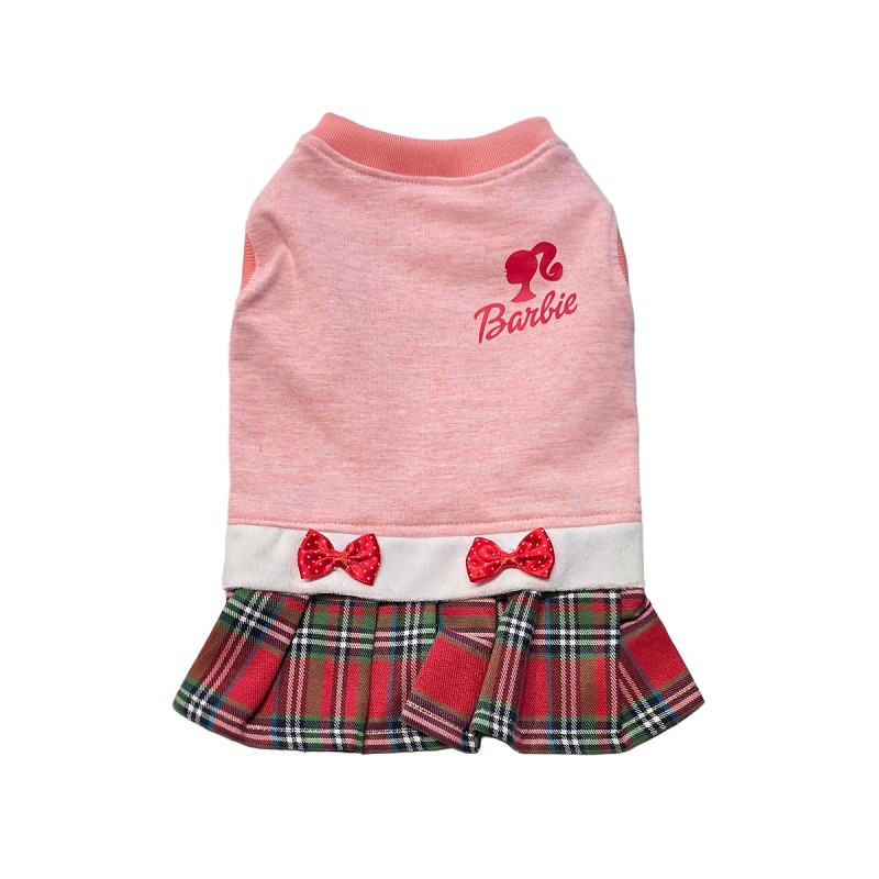 پیراهن دامن‌دار کالباسی دخترانه سگ – لباس لطیف و فانتزی برای استایل پاییزی کد R0032