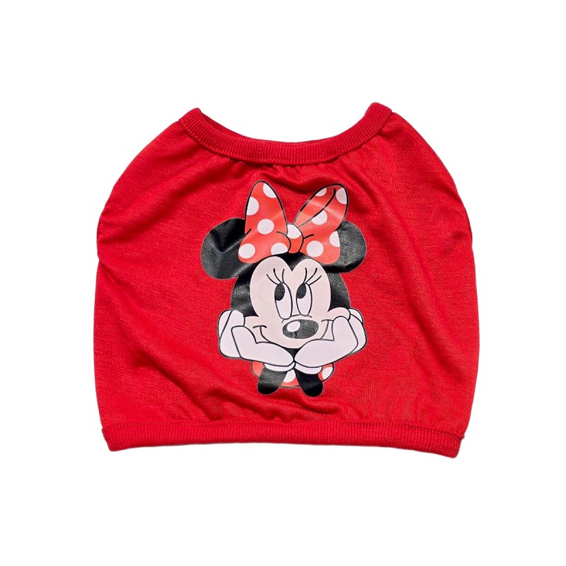 تیشرت نخی سگ با طرح میکی‌ماوس | لباس راحت و فانتزی برای نژادهای کوچک کد R0045