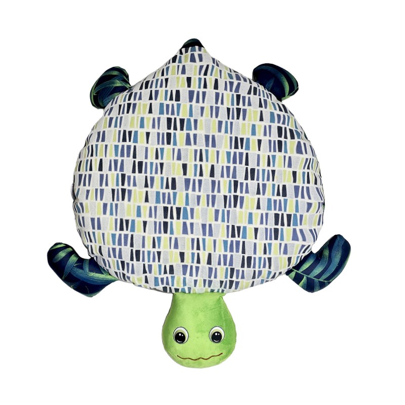 تشک فانتزی لاک‌پشتی برای پت – پارچه مبلی، زیپ‌دار، قابل شست‌وشو