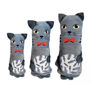 بطری صدا دار گربه طوسی  کد 2057