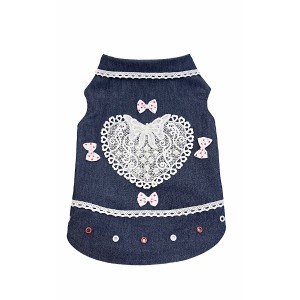 لباس سگ دخترانه مدل شانتی کد 0012 | لباس اسپرت وست برای سگ‌های خانگی